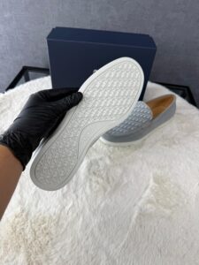 Christian Dior Grey Instappers Oblique - Afbeelding 5