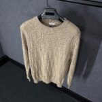 Christian Dior Oblique Beige Sweater High Quality