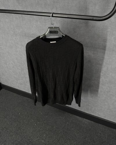 Christian Dior Oblique Black Sweater High Quality