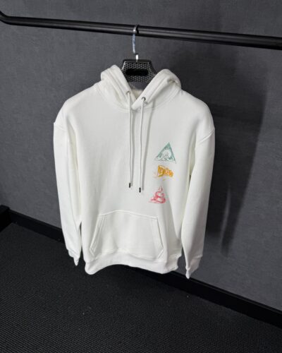 Christian Dior White Logo Side Hoody High Quality