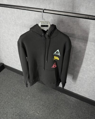 Christian Dior Black Logo Side Hoody High Quality