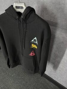 Christian Dior Black Logo Side Hoody High Quality - Afbeelding 2