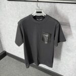 Dolce Gabbana Black T-Shirt Pocket Logo
