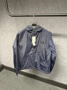 Dolce Gabbana Blauw Jasje Capuchon