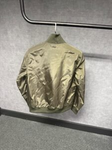 Dolce Gabbana Groen Nylon Bomber Jacket - Afbeelding 2