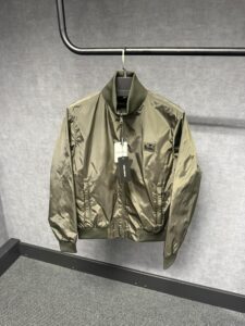 Dolce Gabbana Groen Nylon Bomber Jacket
