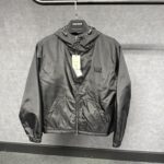 Dolce Gabbana Black Technical Hooded Jacket