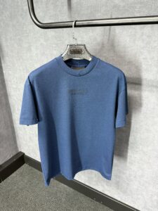 Essentials Fear Of God Dark Blue T-Shirt MID Logo