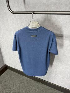 Essentials Fear Of God Dark Blue T-Shirt MID Logo - Afbeelding 3