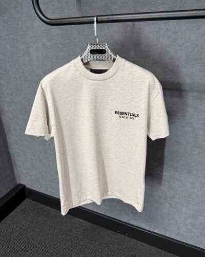 Essentials Fear Of God Beige T-Shirt