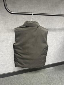 Prada Grey Puffer Full Zipper Quilted Jacket DUBBELZIJDIG - Afbeelding 4