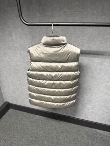 Prada Grey Puffer Full Zipper Quilted Jacket DUBBELZIJDIG - Afbeelding 2