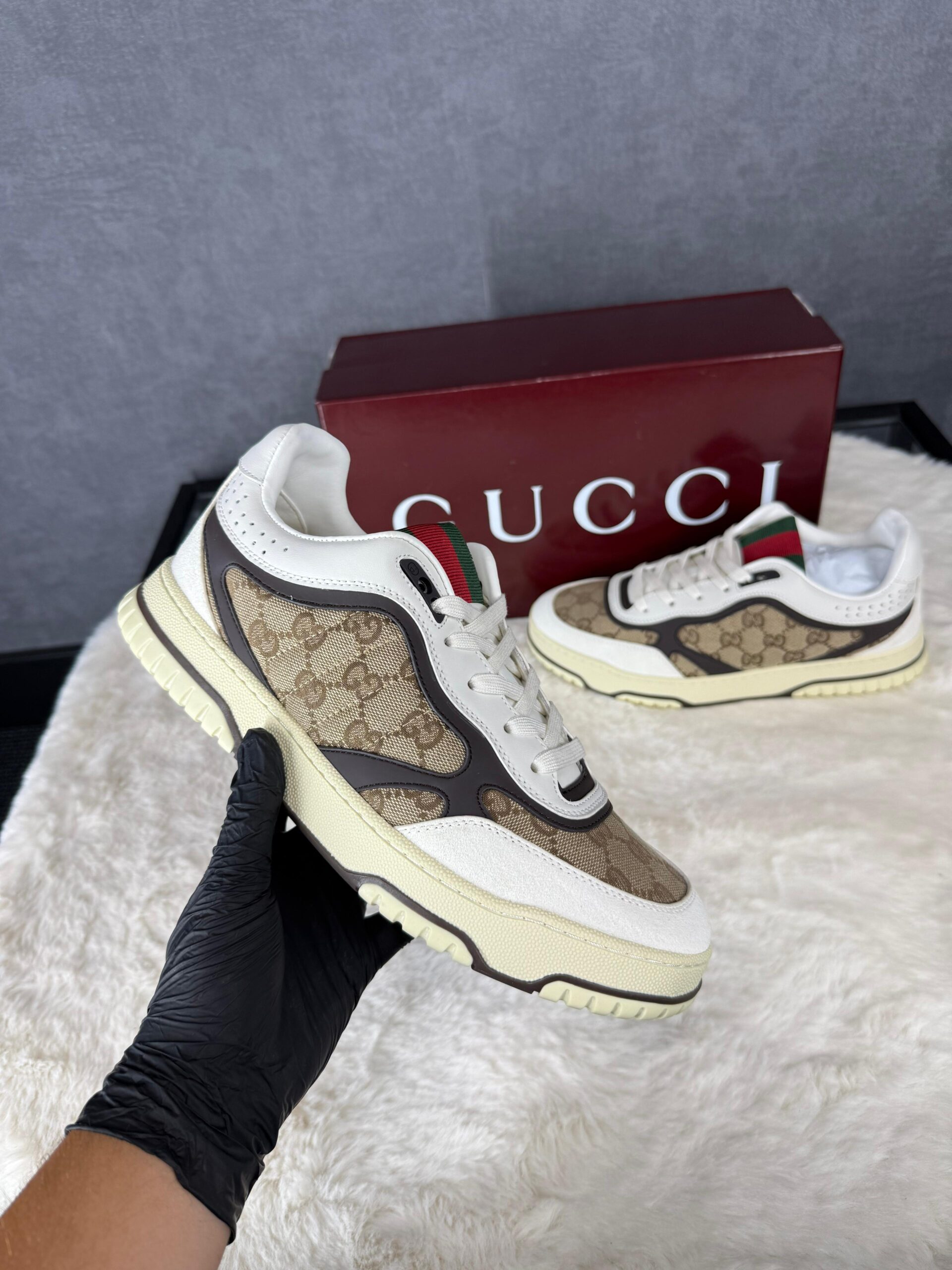 Gucci Sneakers White Patroon - Afbeelding 1