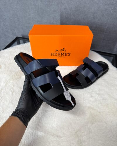 Hermes Chypre Sandal Black/Blue