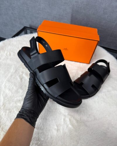 Hermes Genius Sandal Black
