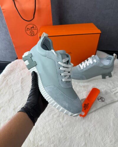 Hermes Bouncing Sneakers Blauwgrijs
