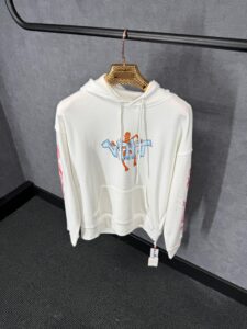 Off-White White Hoody Roze Arm Bedrukking