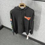 Off-White Black Hoody Orange Logo