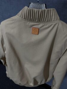 Louis Vuitton Bomber Beige Jacket High Quality - Afbeelding 4