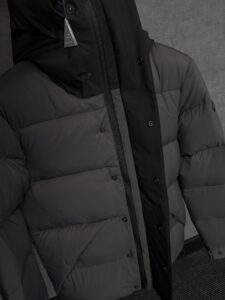 Moncler Madeira Hooded Short Down Jacket Antraciet + NFC High Quality - Afbeelding 8