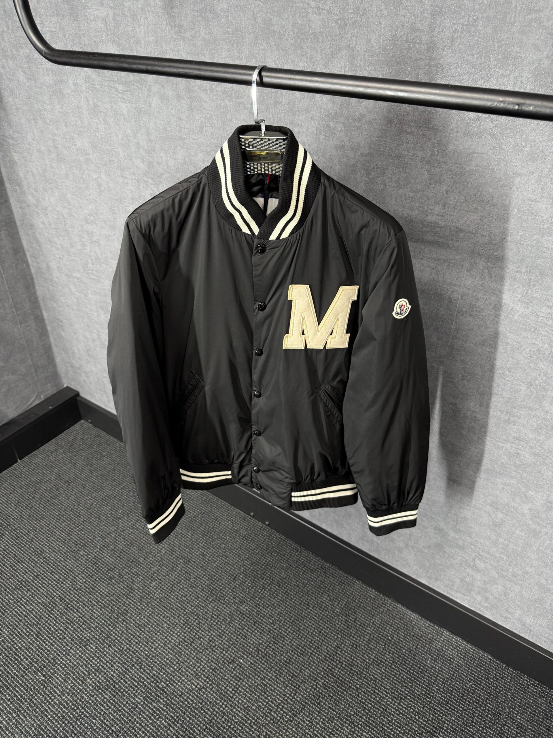 Moncler Bomer Black Jasje High Quality - Afbeelding 1