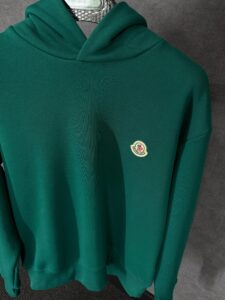 Moncler Green Hoody High Quality - Afbeelding 2