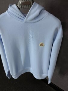 Moncler Blue Hoody High Quality - Afbeelding 2