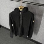 Moncler Black Wool Hoody High Quality