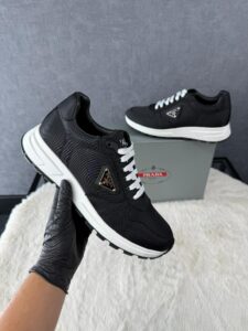 Prada Black/White Sneakers