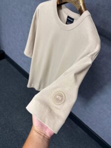 Canada Goose Beige T-Shirt Arm Logo - Afbeelding 2