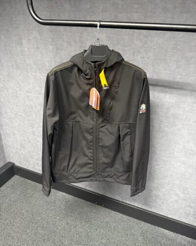 Parajumpers Black Outdoor Rain Jacket