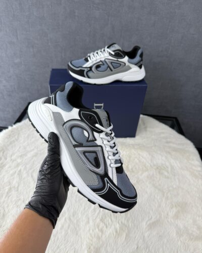 Christian Dior B30 Grey Black, Witte Zolen #xadv