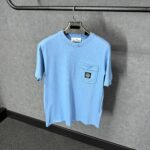 Stone Island Blue Pocket Logo T-Shirt