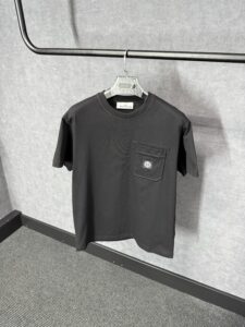Stone Island Black Pocket Logo T-Shirt