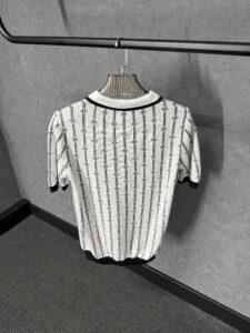 Casablanca White Grey Polo Patroon Logo - Afbeelding 2