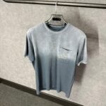 Prada Navy T-Shirt Pocket Logo