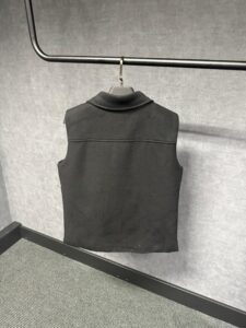 Prada Black Pocket Vest - Afbeelding 2