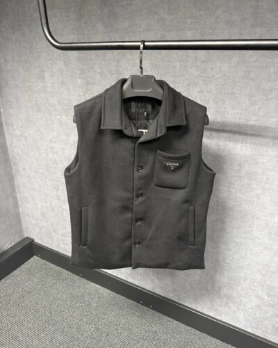 Prada Black Pocket Vest
