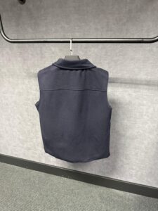 Prada Dark Blue Pocket Vest - Afbeelding 2