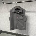 Prada Antraciet Grijs Pocket Vest