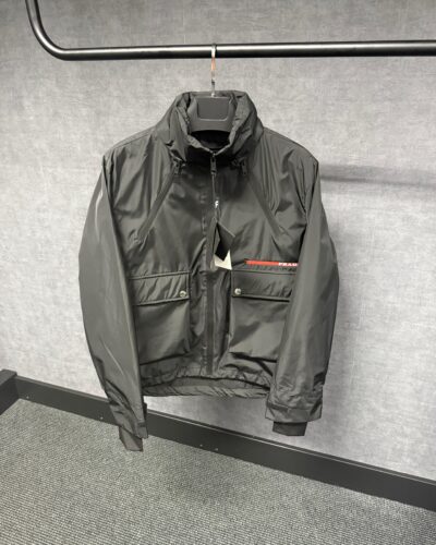 Prada Black Light Re Nylon Windproof Jacket