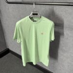 Moncler Mint Green T-Shirt Simpel Logo
