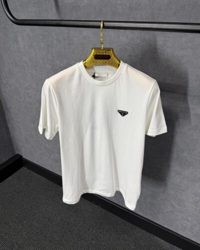 Prada Wit T-Shirt Simpel