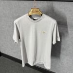 Moncler Grey T-Shirt Simpel Logo