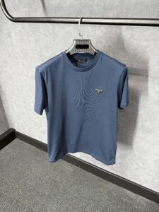 Prada Donkerblauw T-Shirt Simpel