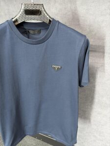 Prada Donkerblauw T-Shirt Simpel - Afbeelding 2