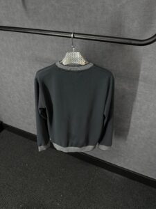 Stone Island Sweater Antraciet Rand - Afbeelding 2