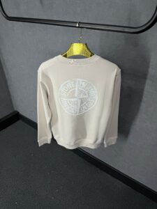Stone Island Mid Logo Sweater Beige - Afbeelding 2