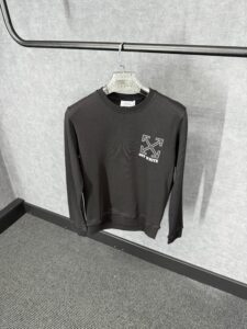 Off-White Black Sweater Kruis