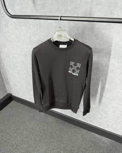 Off-White Black Sweater Kruis